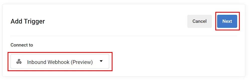 CircleCI: Add Trigger - Connect to