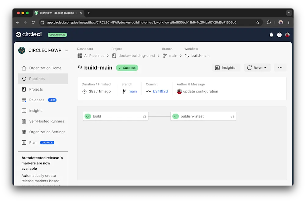 Pipeline build successfully