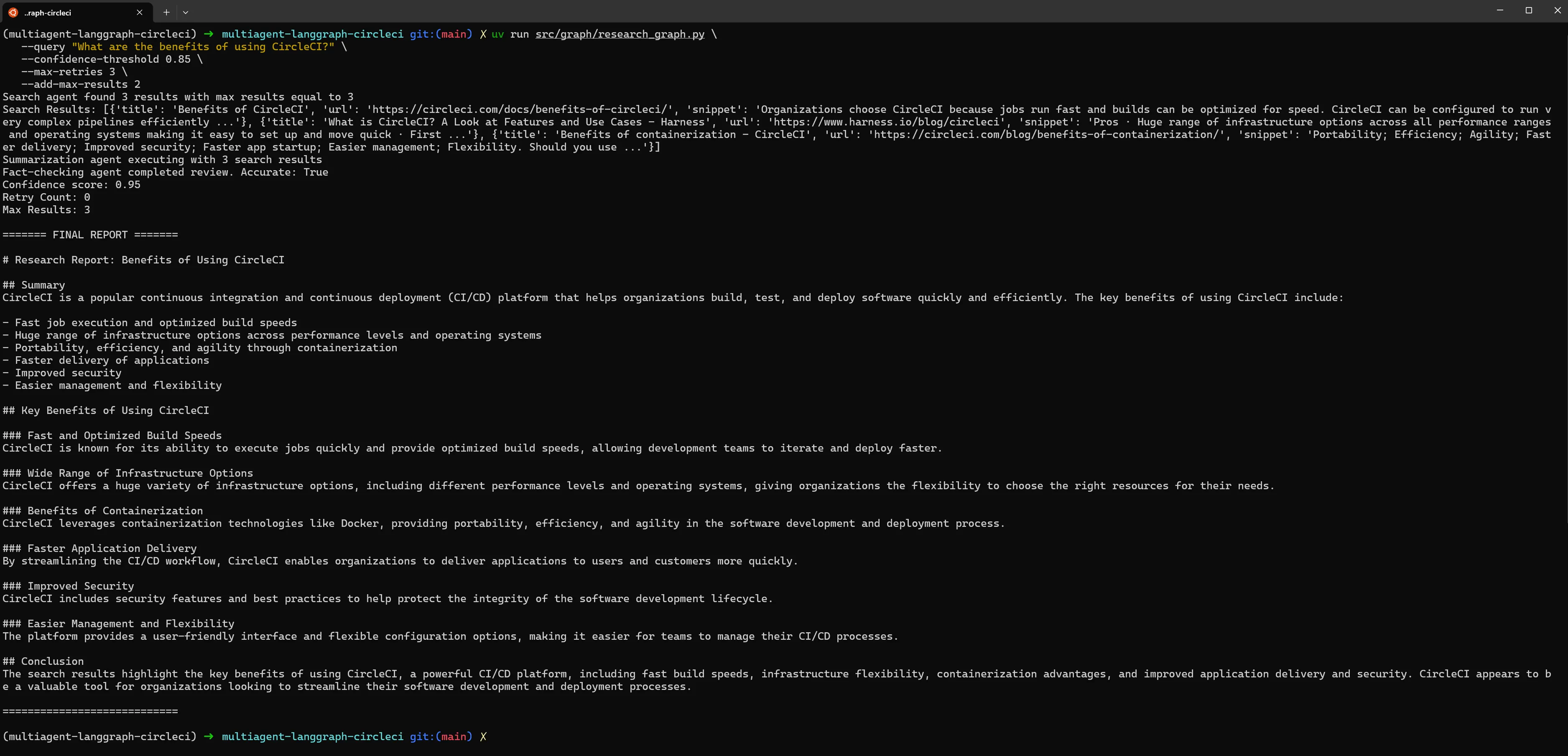 End-to-end testing and deployment of a multi-agent AI system with ...