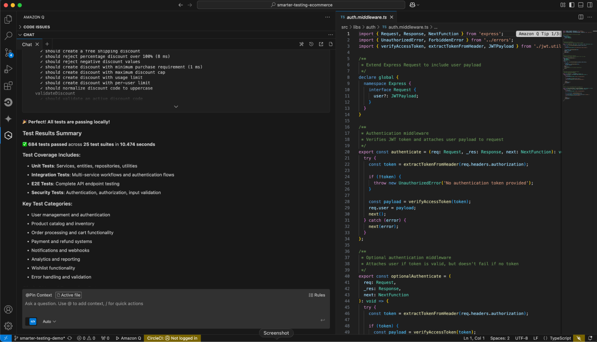 Getting started with Amazon Q Developer and CircleCI - CircleCI