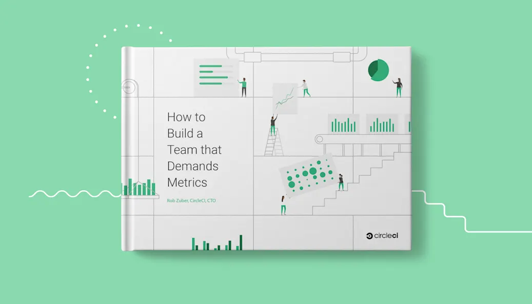 A book cover shows workers on platforms reviewing charts and graphs and moving documents from one level to another.