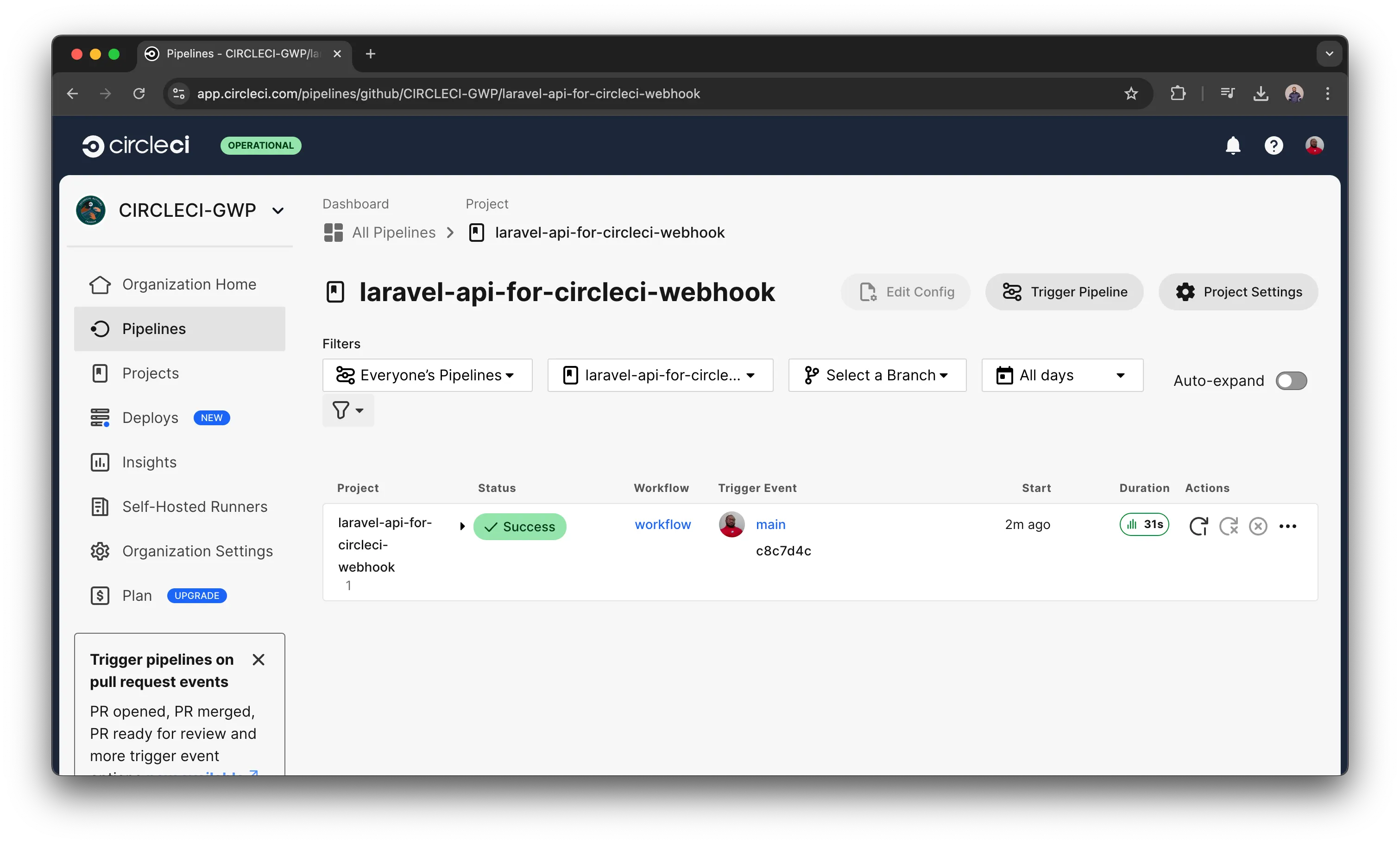 Building a Laravel API for CircleCI webhooks - CircleCI