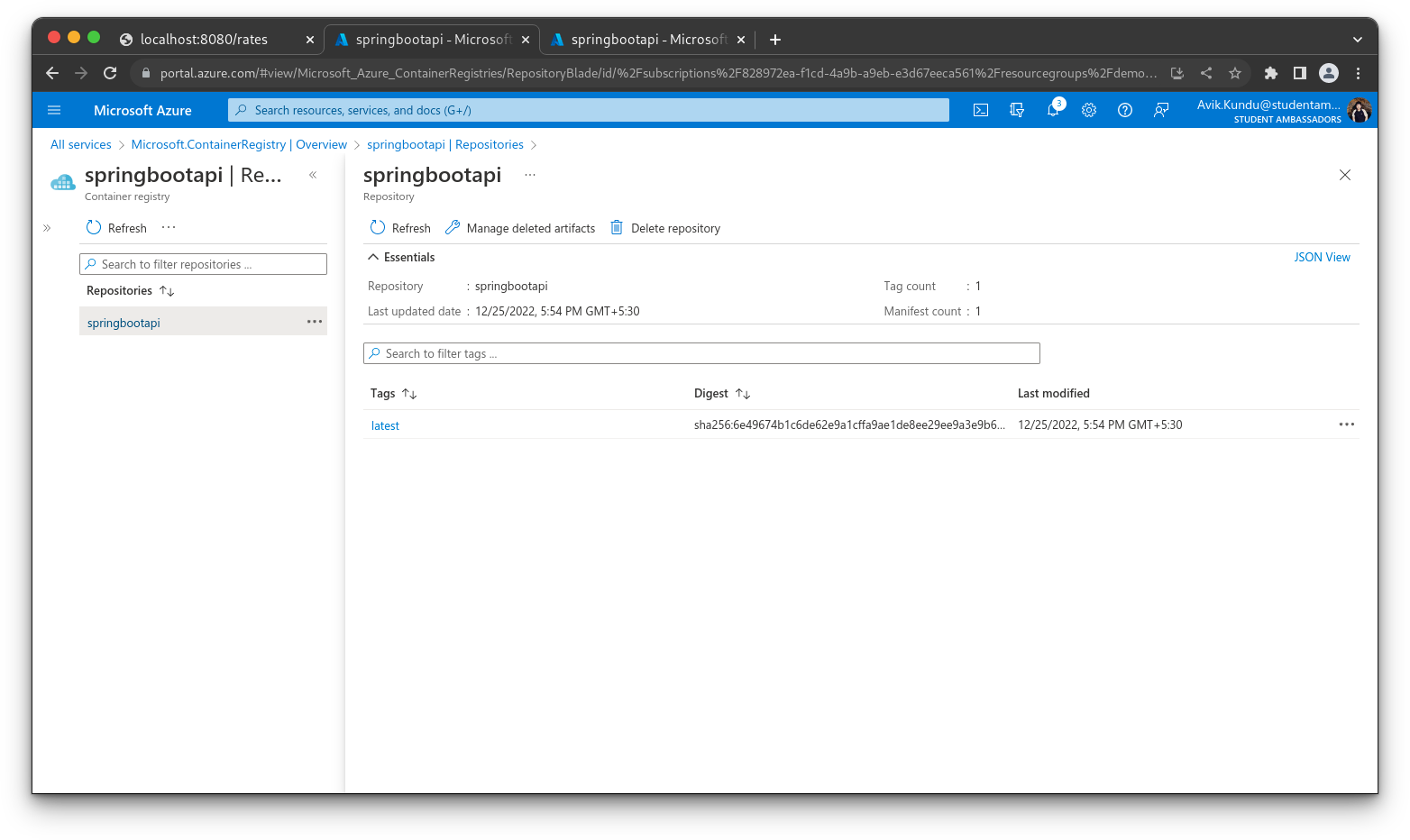 Deploy A Dockerized Spring Boot App To Azure App Service 