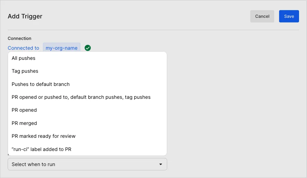 Introduce the ability to trigger pipelines on GitHub pull request ...