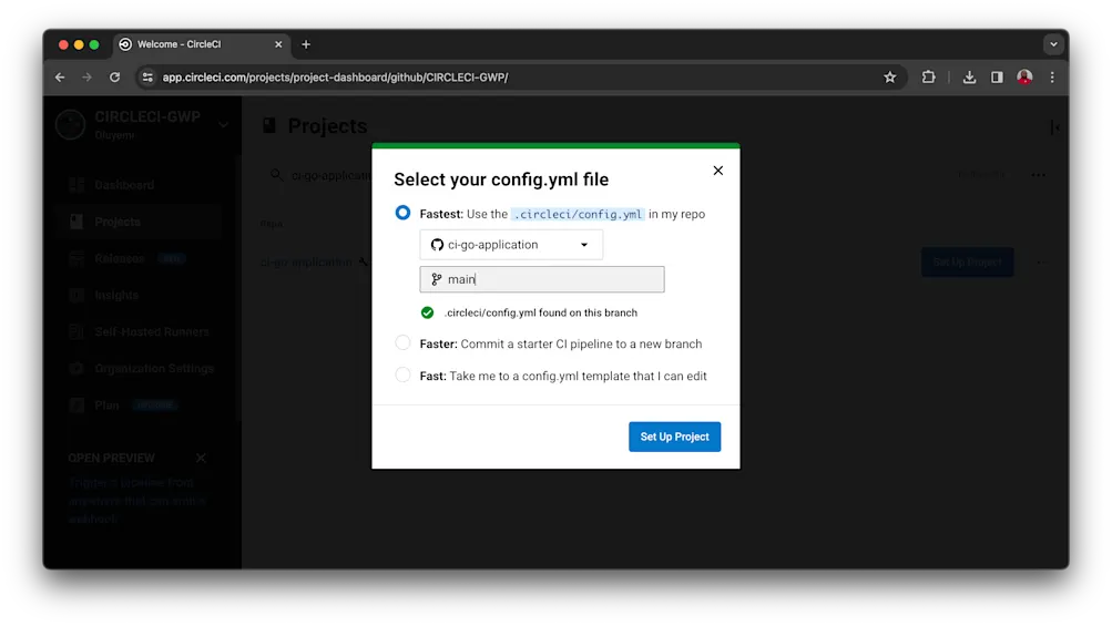 Add Config - CircleCI