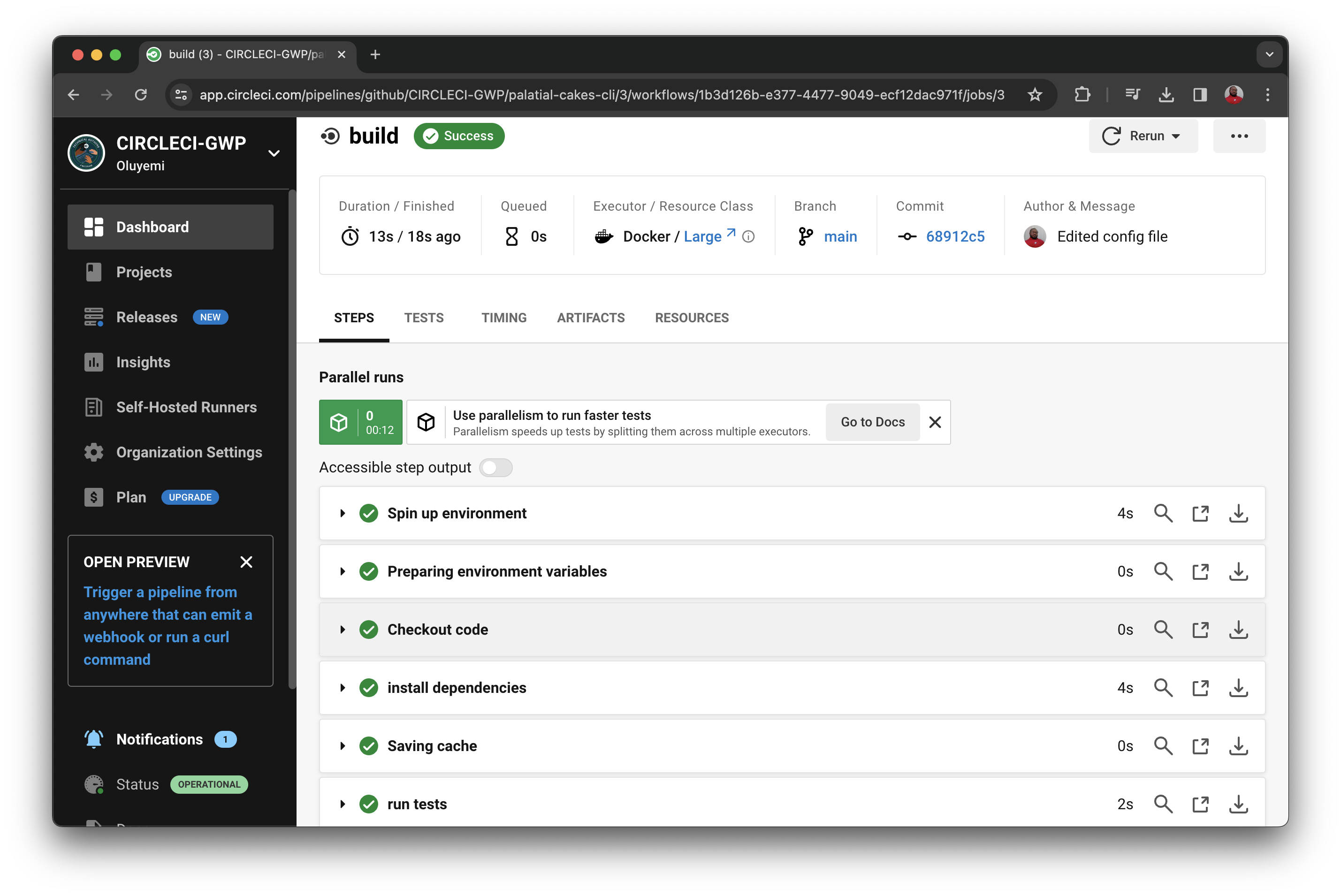 Testing Commander.js command line applications | CircleCI