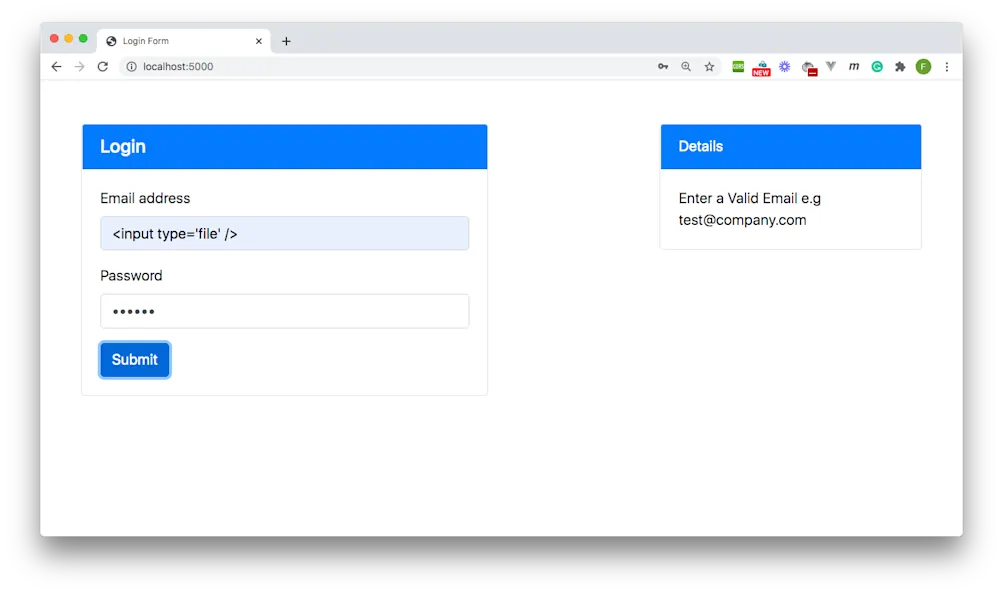 成功したてマニュアルテストの例 - デモアプリ