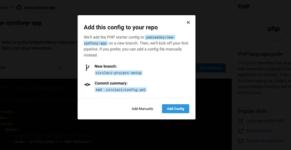 Start building prompt