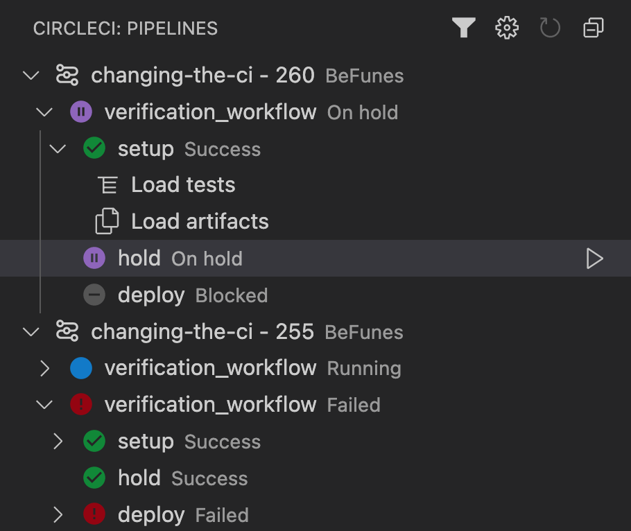 circleci-vscode-pipelines-panel