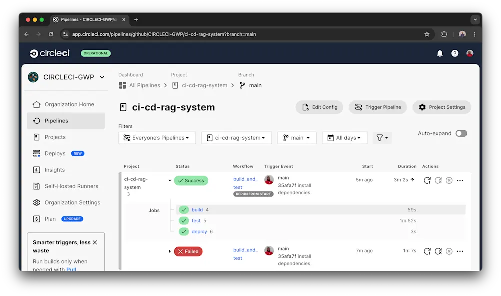 CircleCI build success