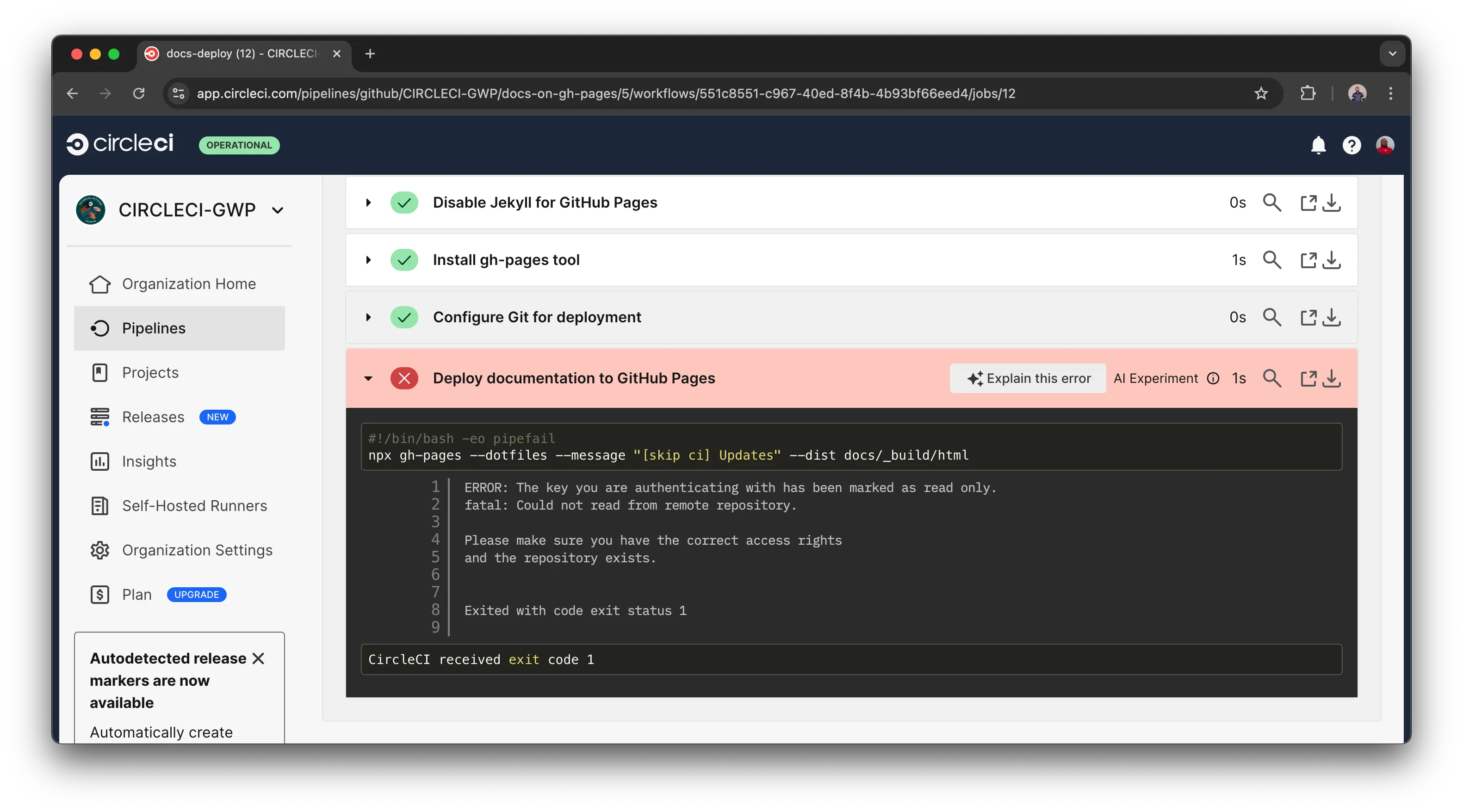 Deploying documentation to GitHub Pages with continuous integration ...