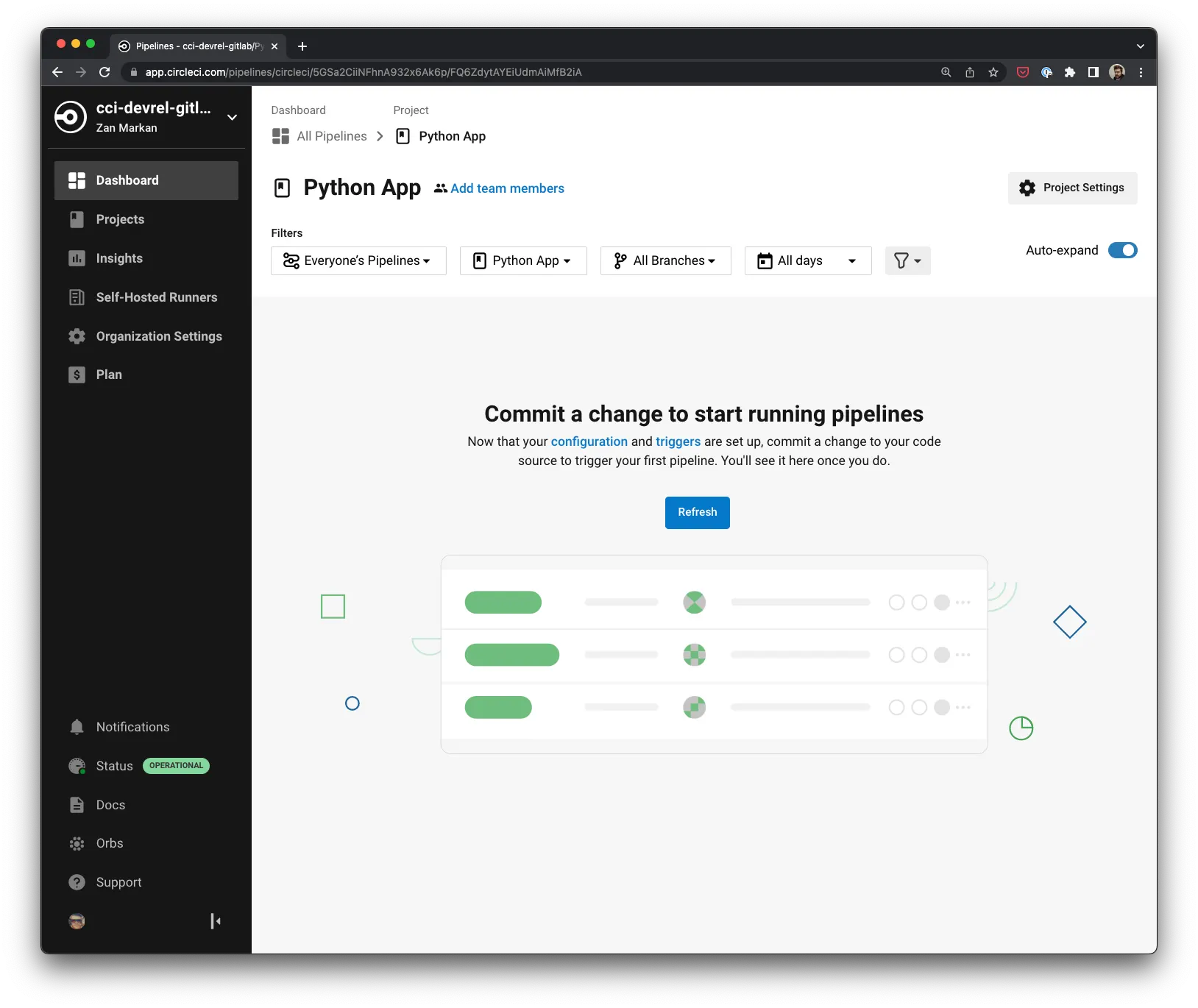 Setting up continuous integration (CI) with GitLab - CircleCI