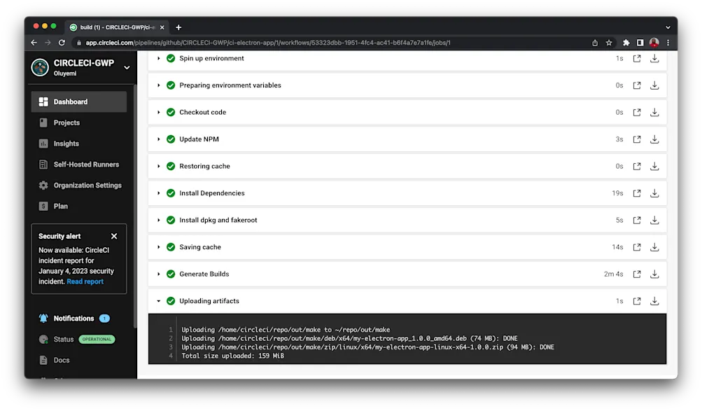 Build Details - CircleCI