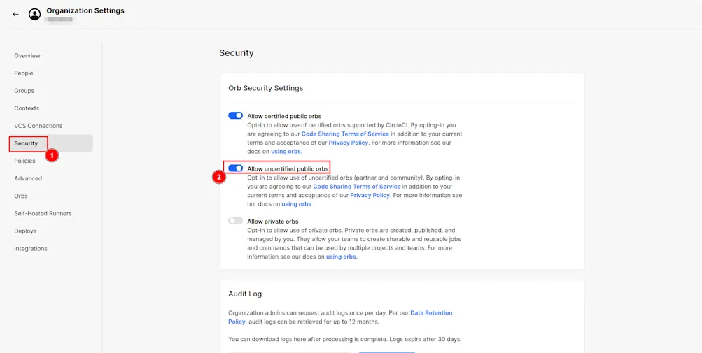 Allowing uncertified public orbs