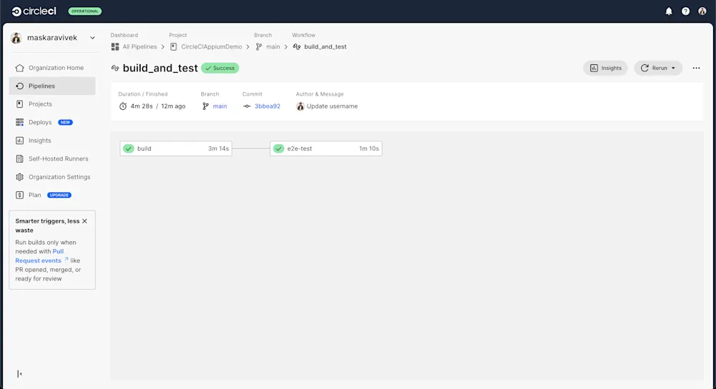 Successful build on CircleCI