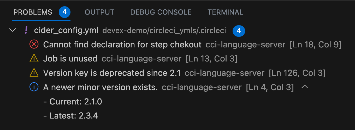 circleci-vscode-diagnostics