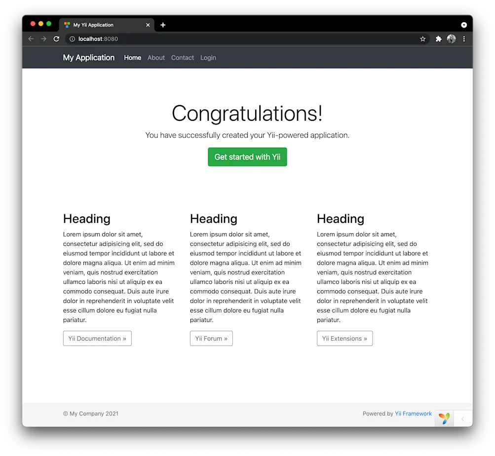 2021-07-29-yii-default-page