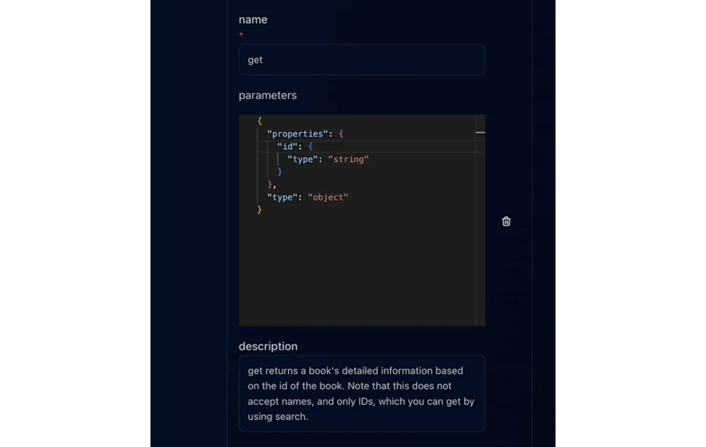 Change parameter to ID