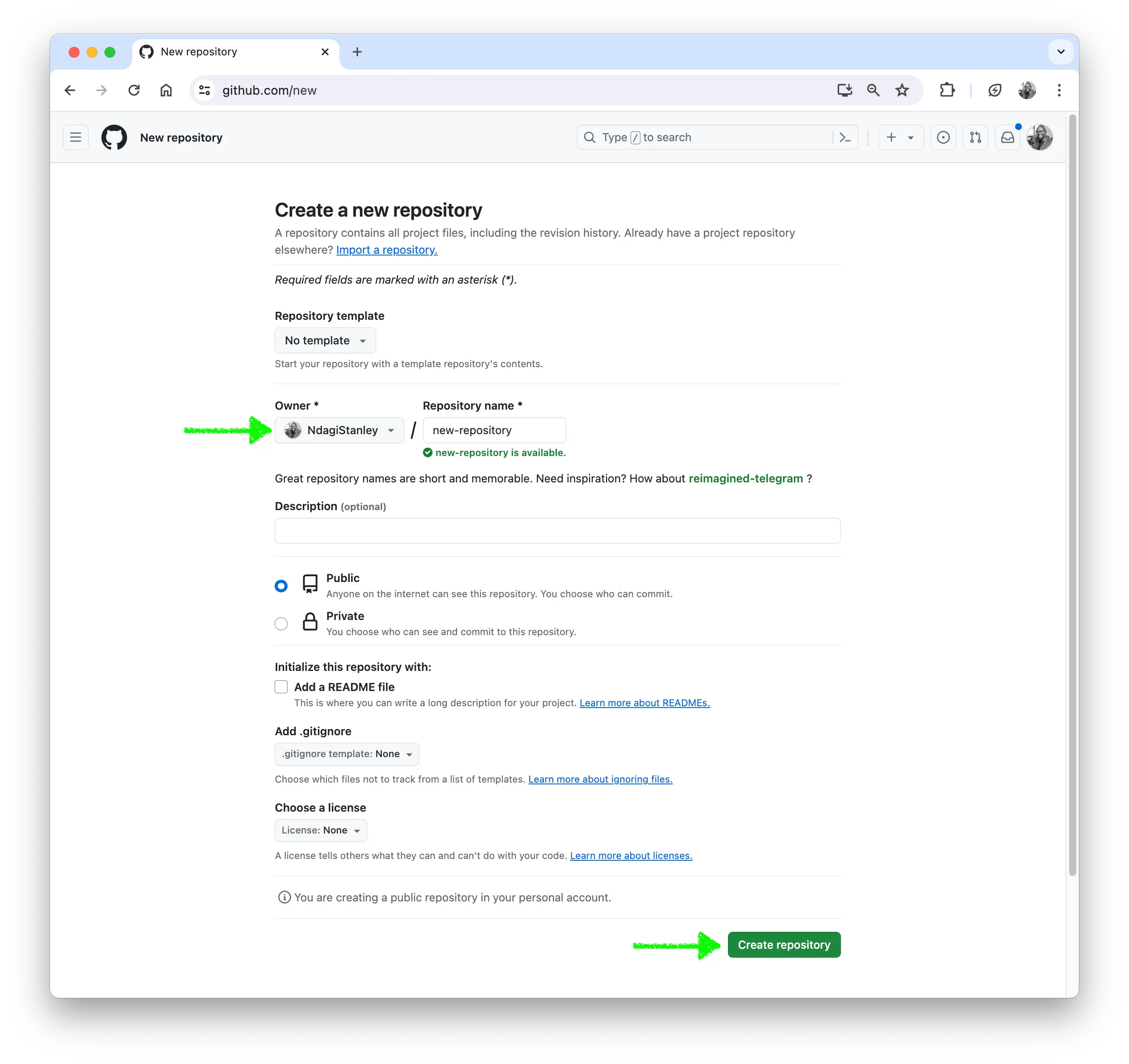 Pushing a project to GitHub - CircleCI