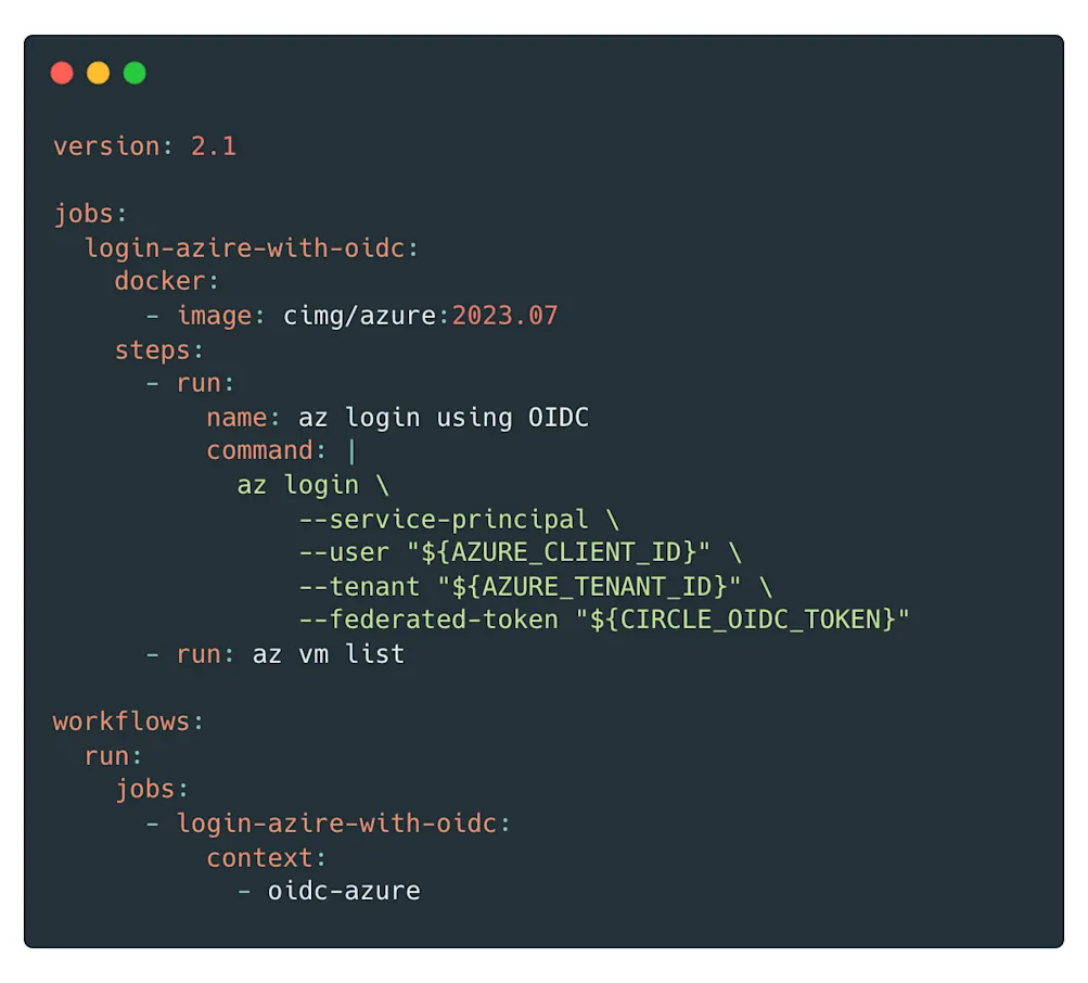CircleCI の設定ファイルの作成