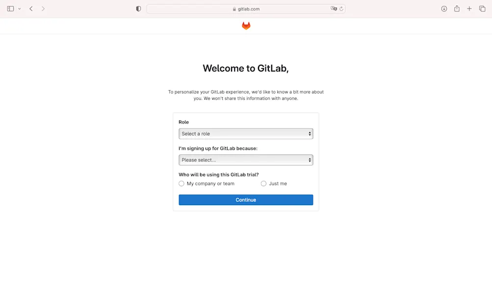 GitLab ロールの設定