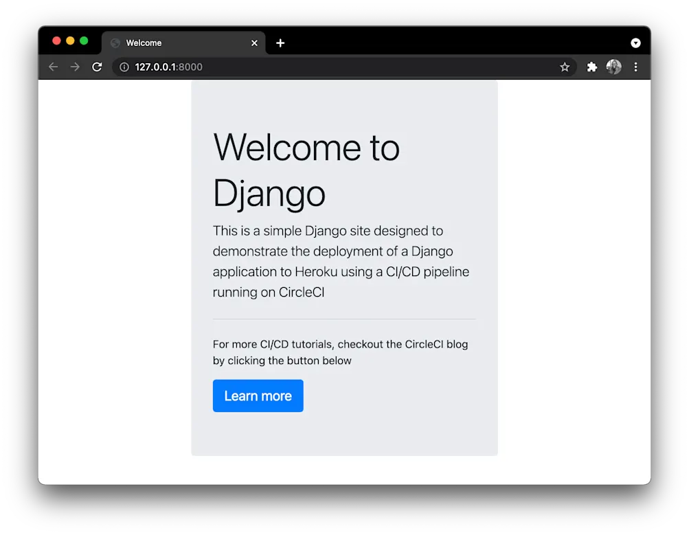 サイトの実行 - ローカル