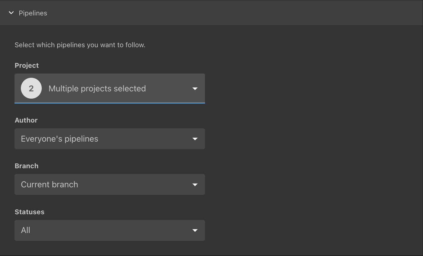 circleci-vscode-pipelines-settings