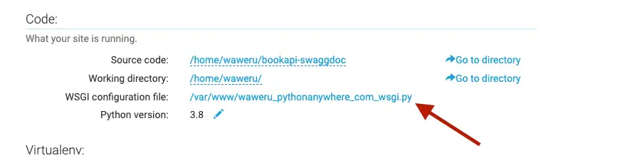 WSGI ロケーション 