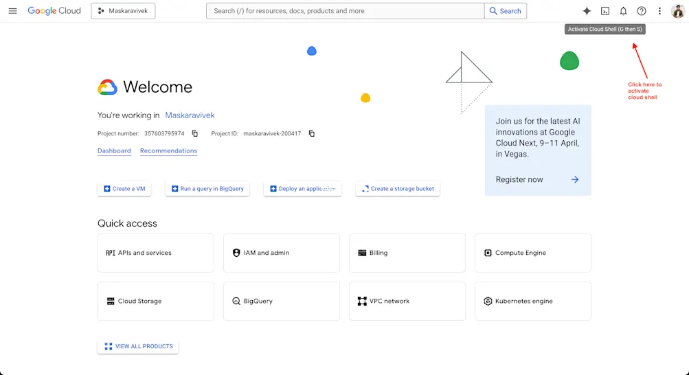 Google Cloud Console