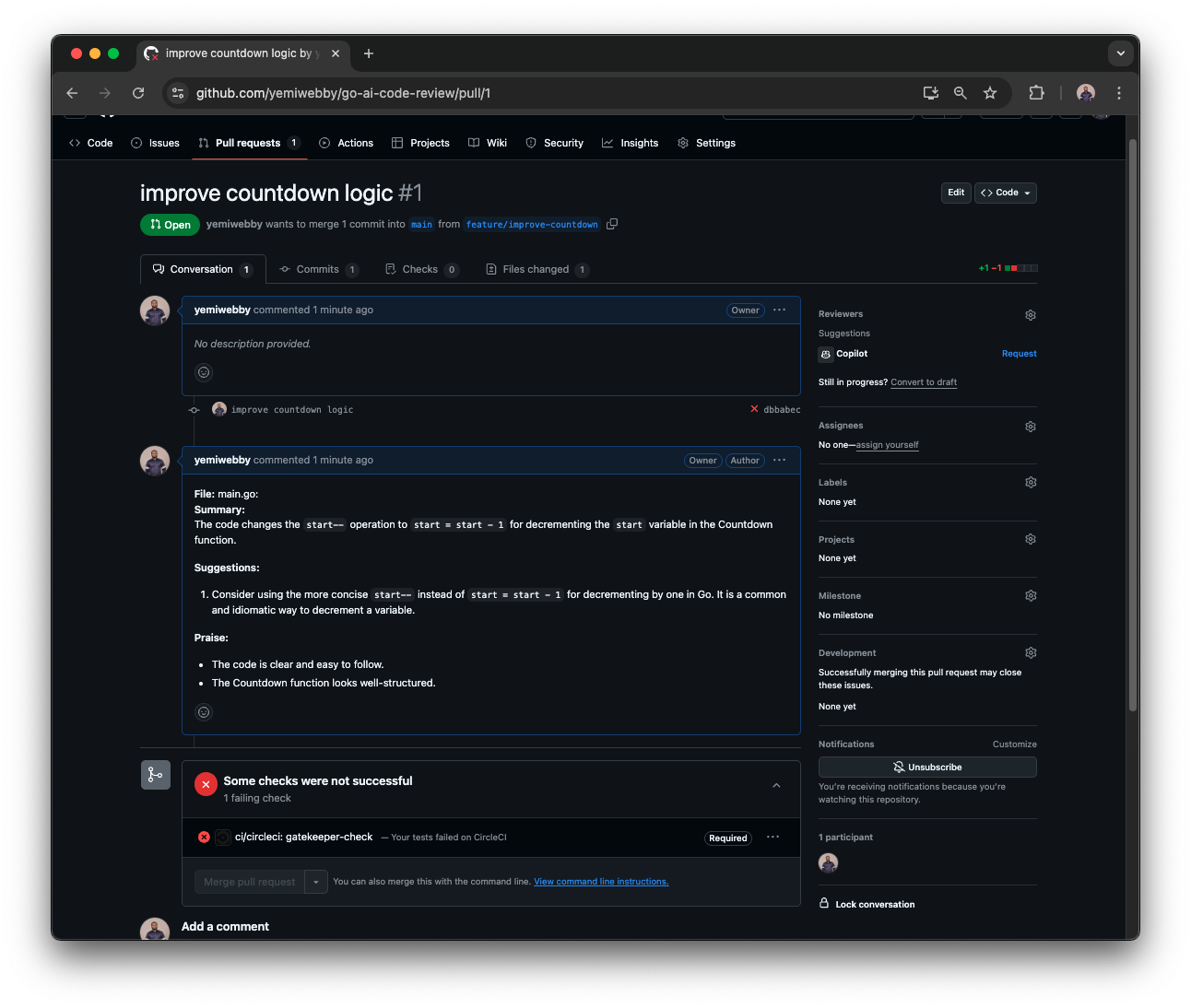 Build an AI-powered Golang code review agent with CircleCI and GitHub ...