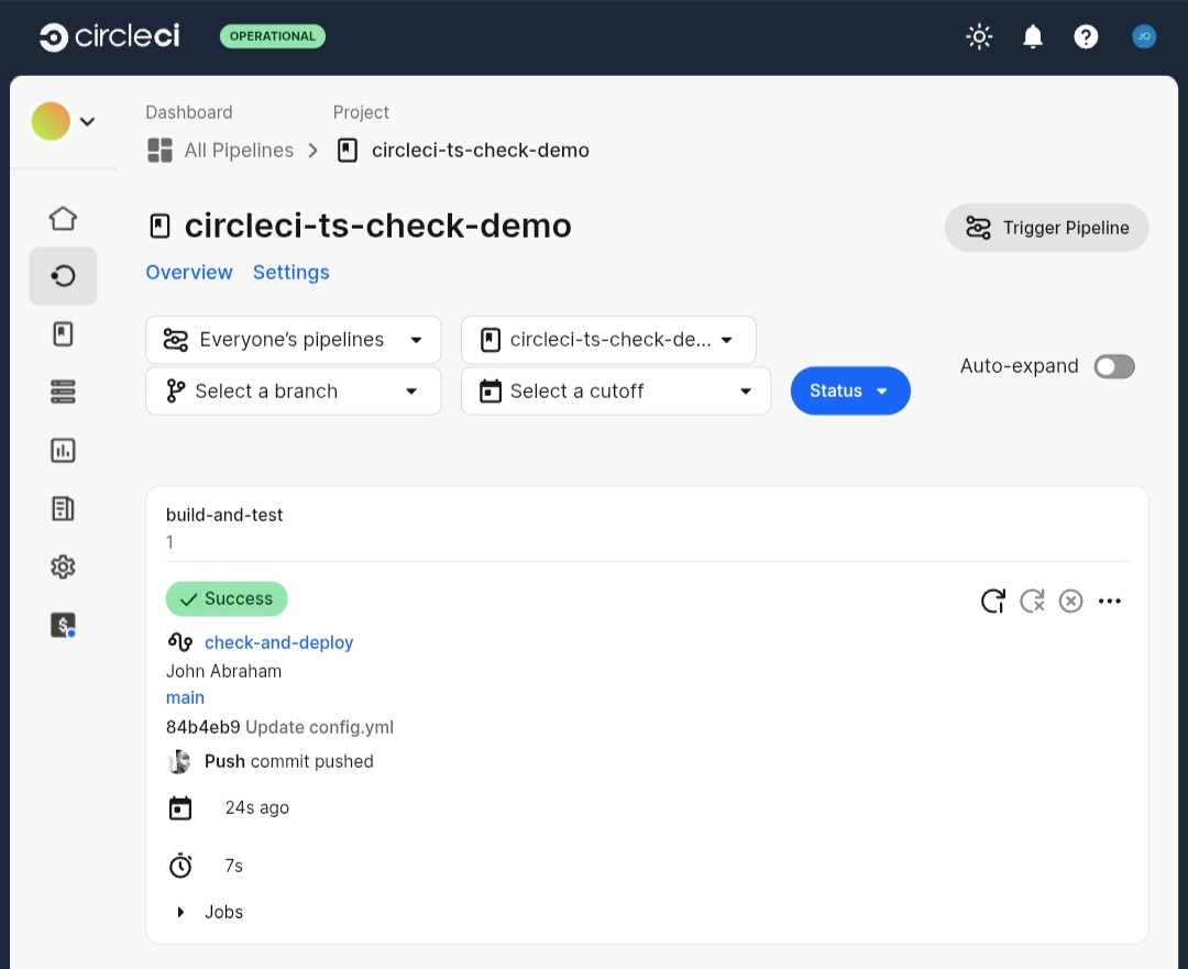 Enforce type safety with TypeScript checks before deployments - CircleCI