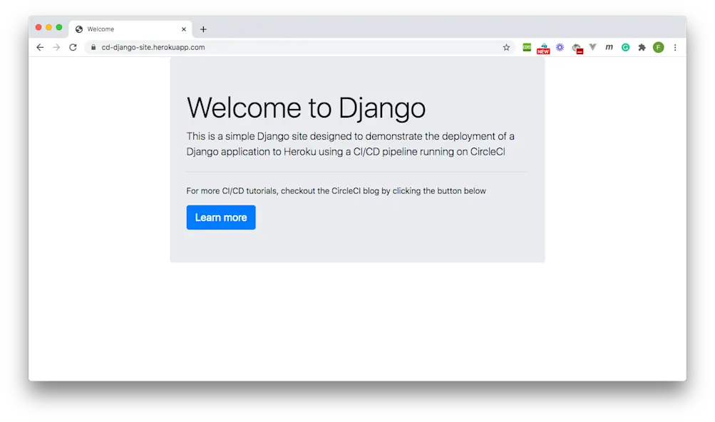 稼働中のサイト - Heroku