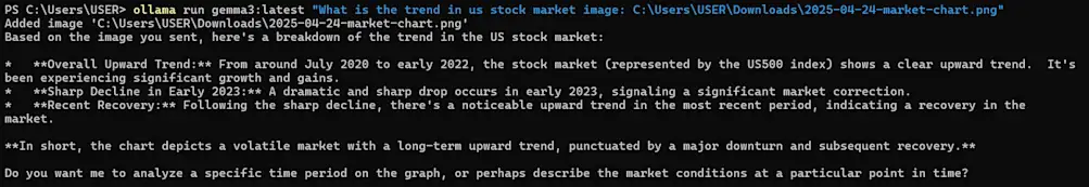Example multimodal query