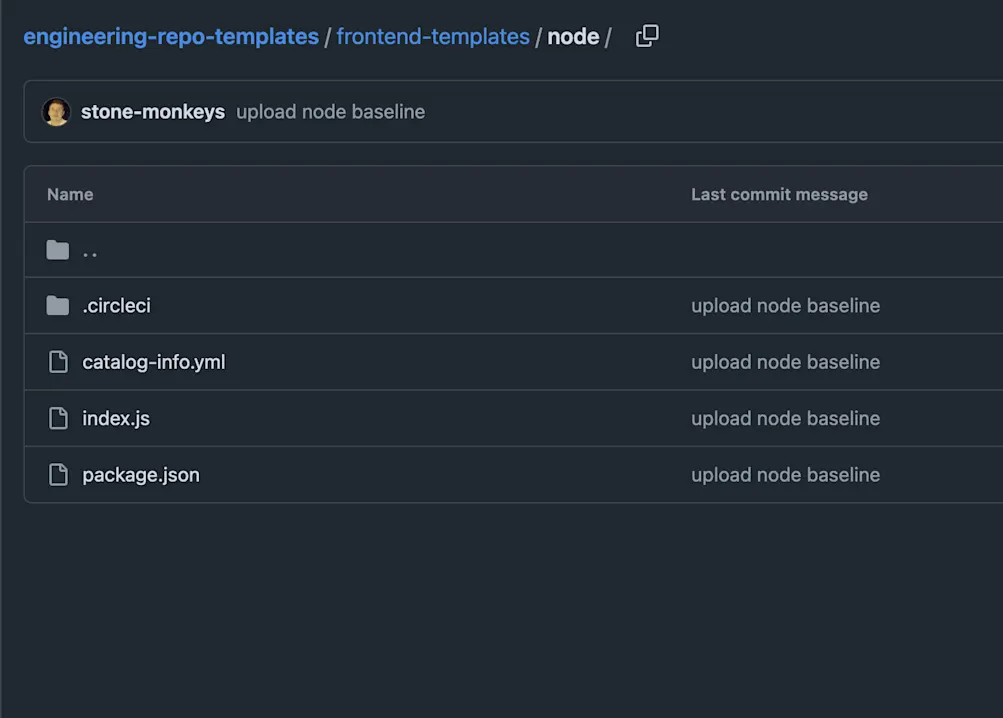 Backstage IDP repo with CICD