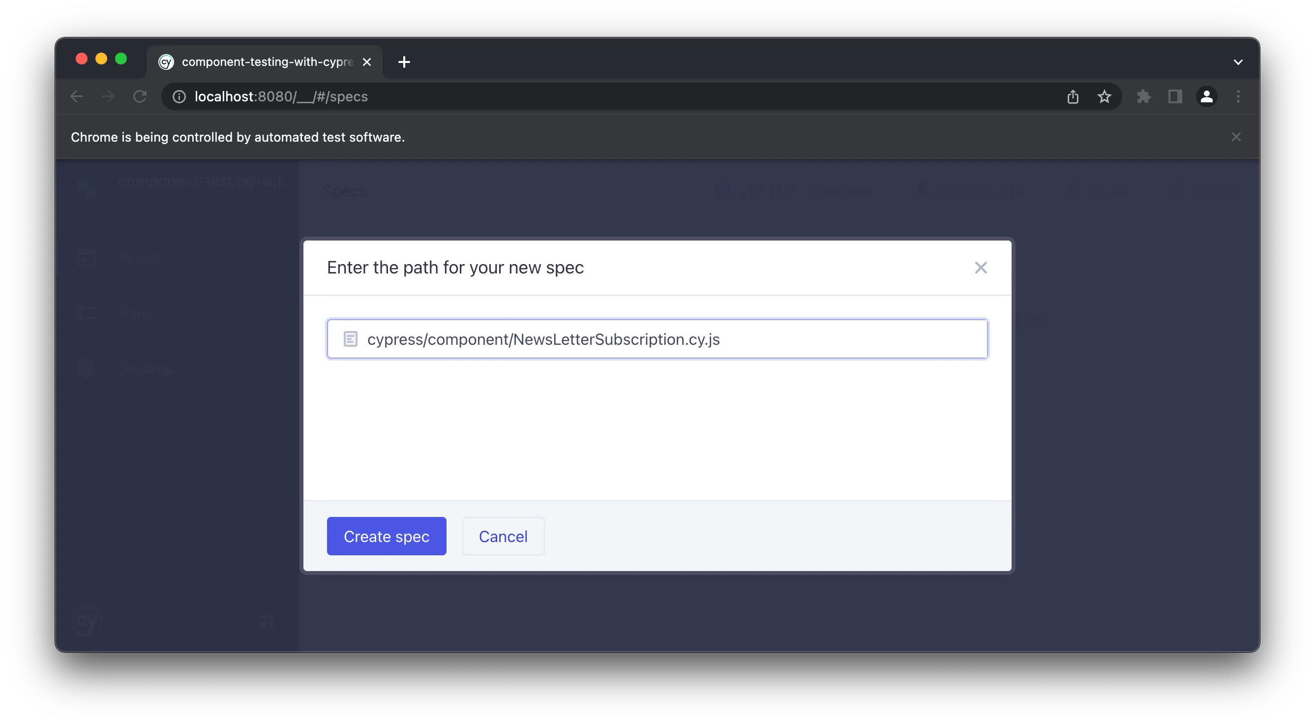 Test React components with Cypress - CircleCI
