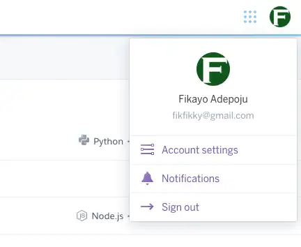 アカウント設定 - Heroku