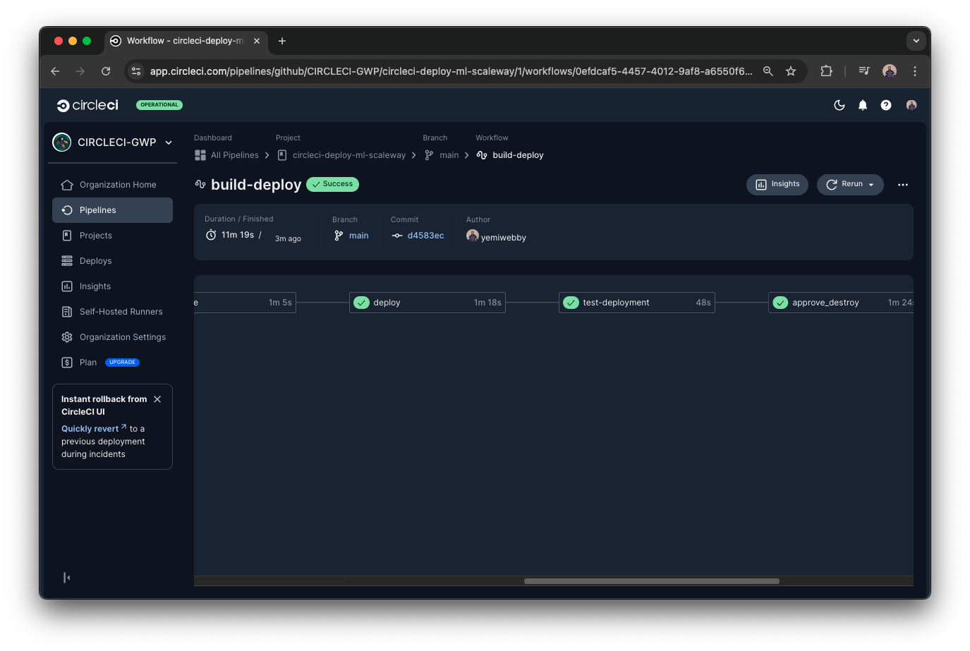 Deploy and manage AI workloads on Scaleway infrastructure with CircleCI ...