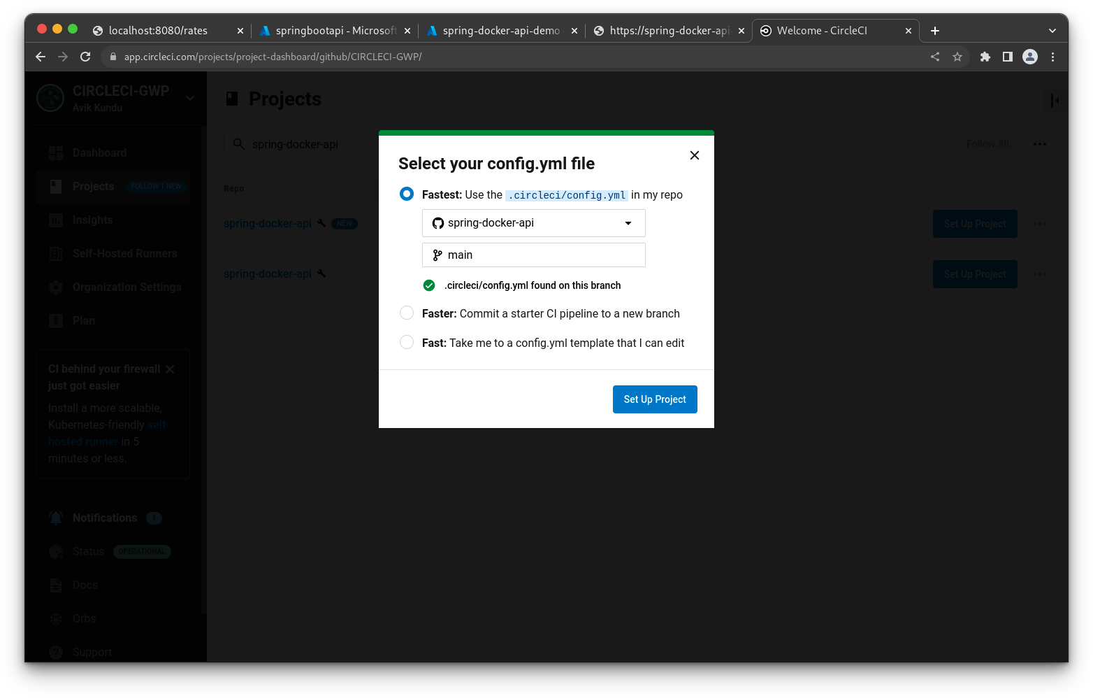 Deploy a Dockerized Spring Boot app to Azure App Service - CircleCI