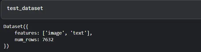Inspect test dataset