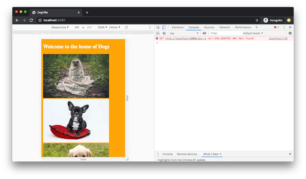 アプリ最初の画面