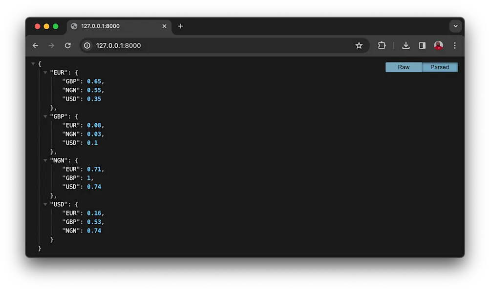 View application locally