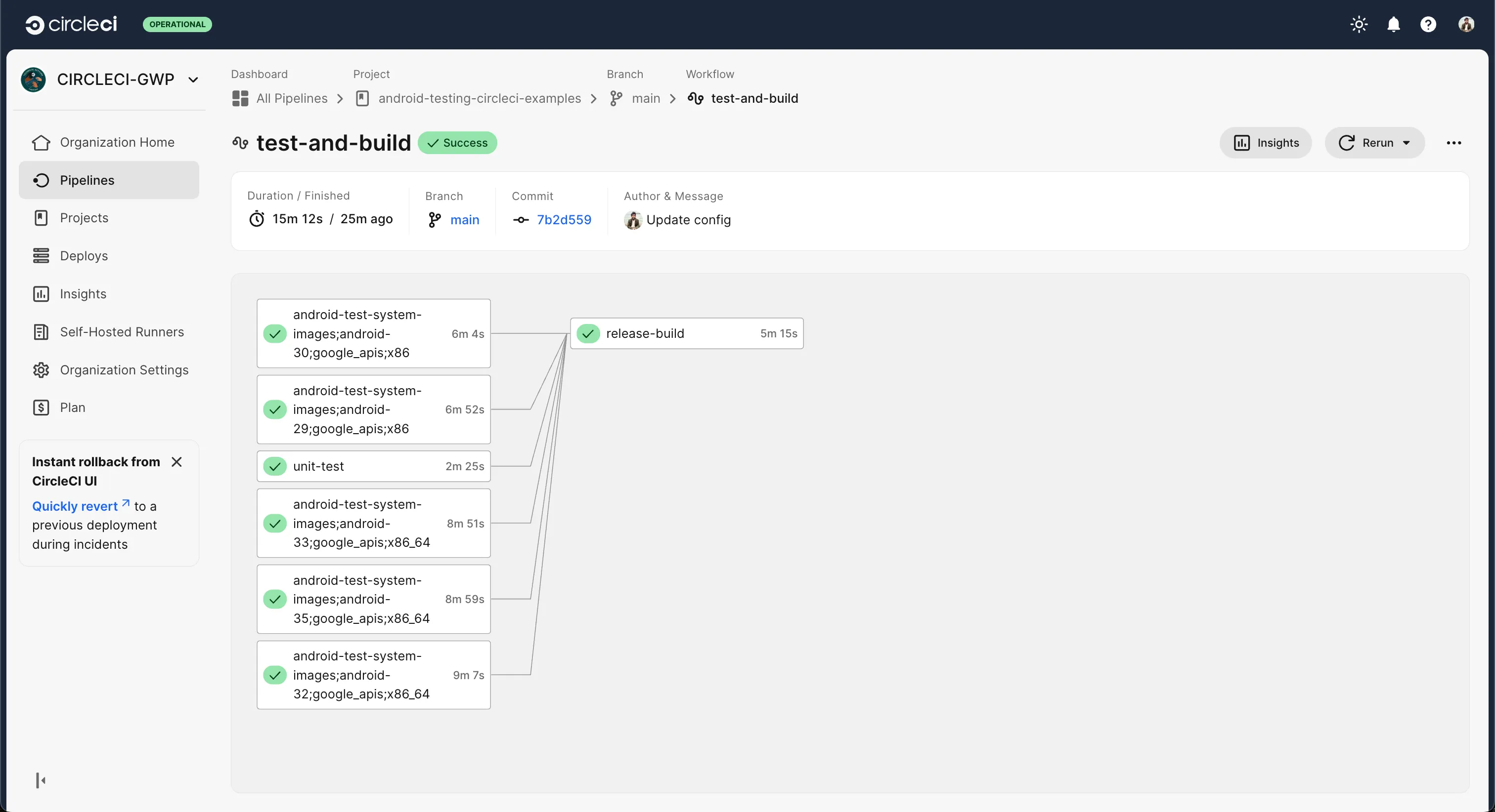 Continuous integration for Android projects - CircleCI