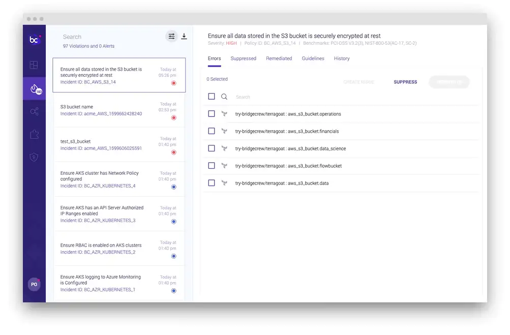 Bridgecrew orbの例