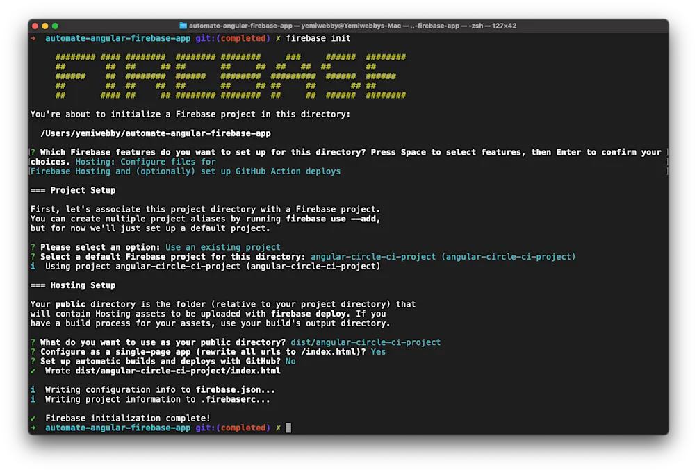 Firebase initialized