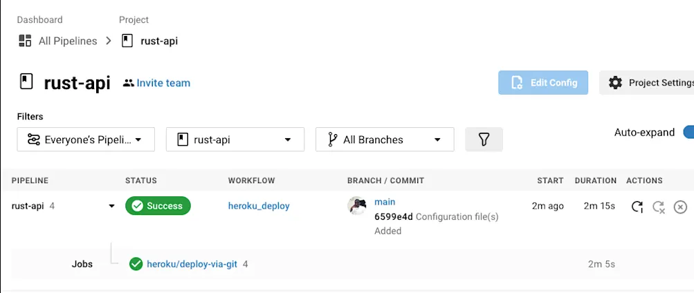 Build Successful - CircleCI