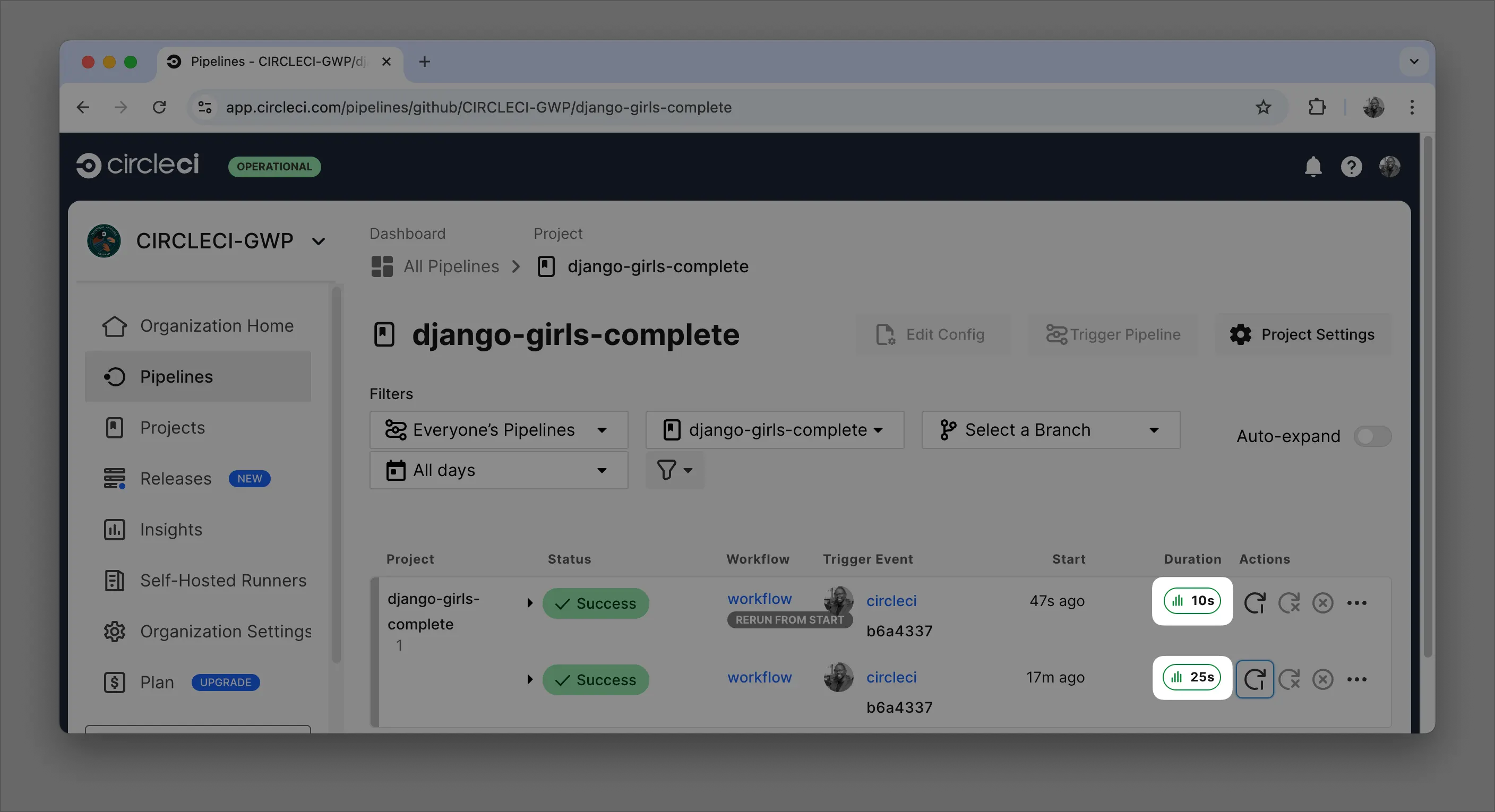 Continuous integration for Django projects - CircleCI