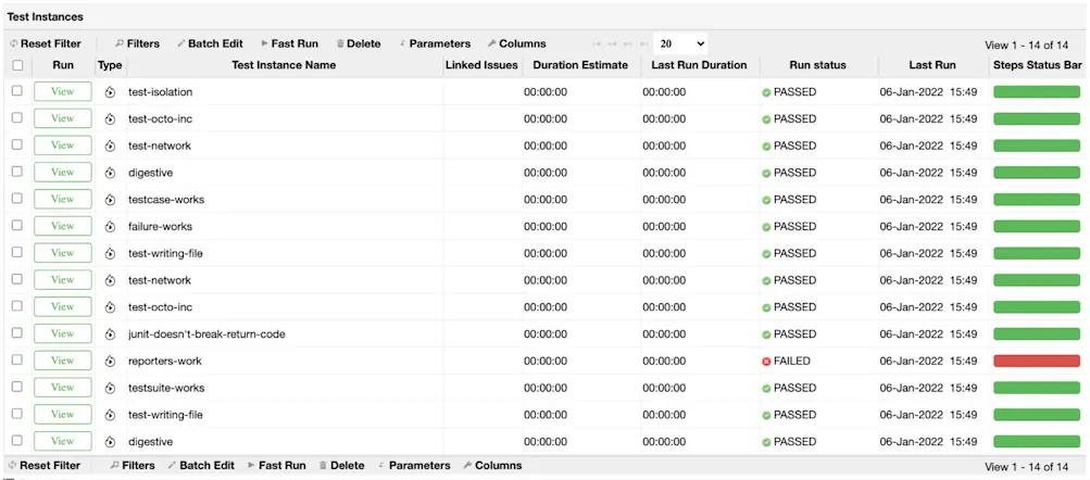 Specific fail details