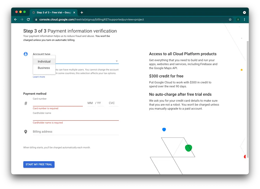 Payment Information Verification