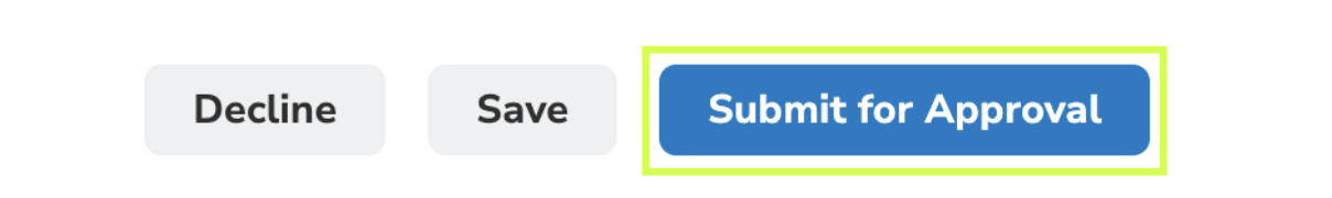 Vendors - Onboard - Submit for Approval 