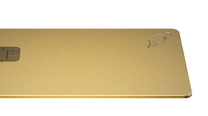 Gold credit card